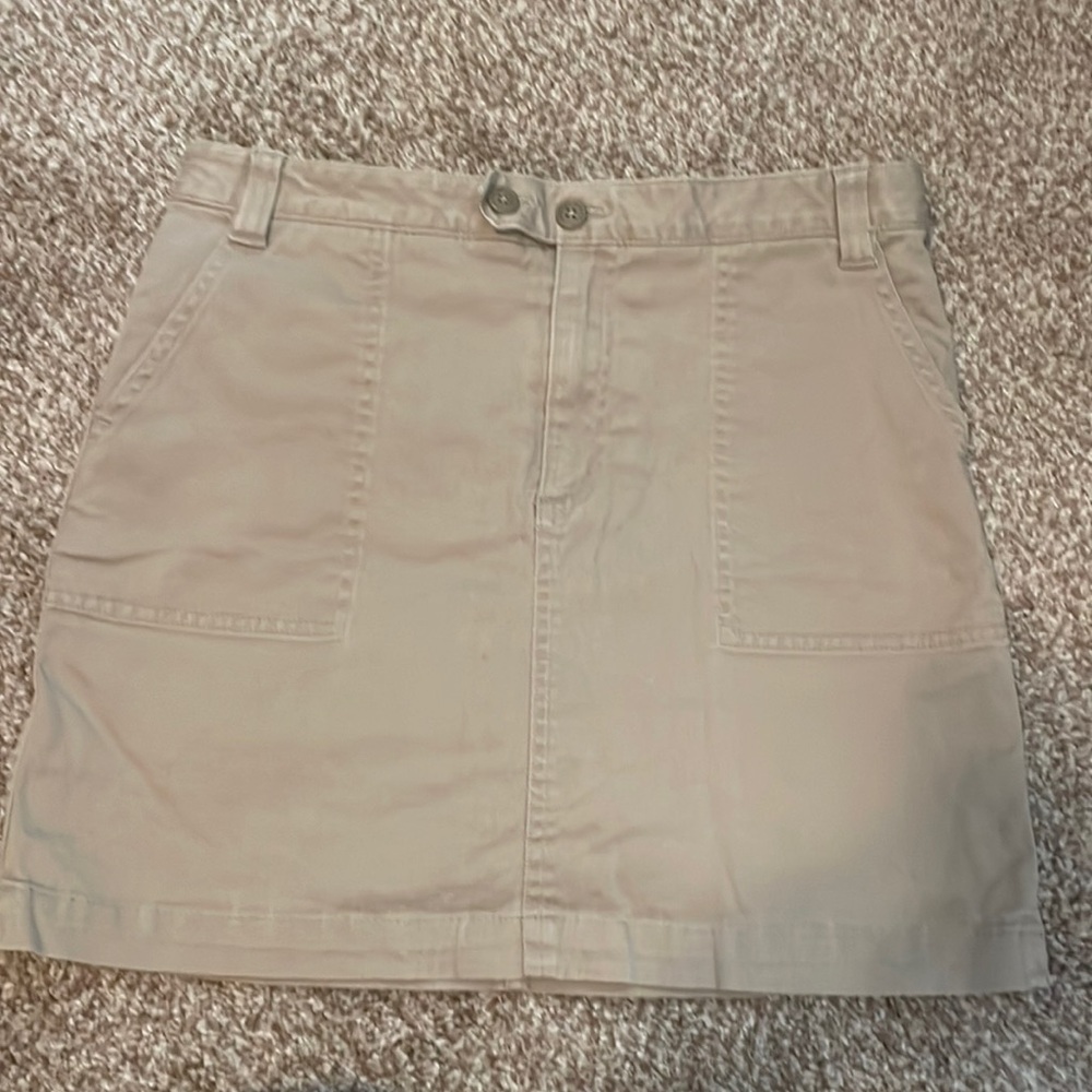 Khaki skirt
